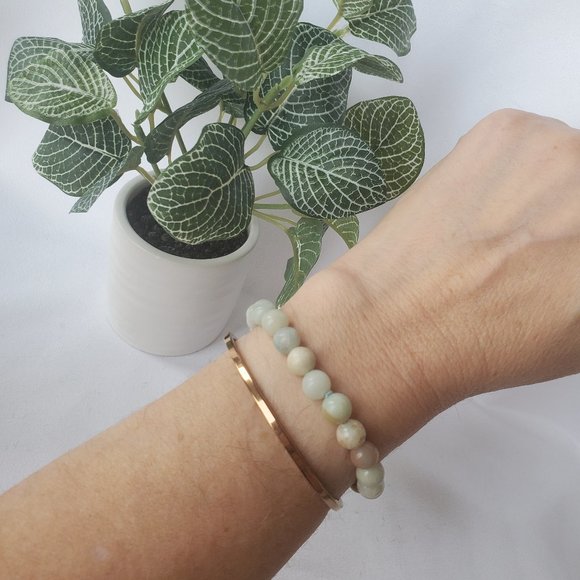 Caribbean Calcite Beaded Bracelet - Picture 5 of 5